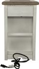 Signature Design by Ashley® Bolanburg Brown Chairside End Table with Antique White Base-4