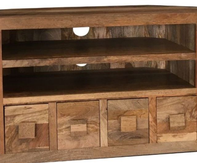 Jaipur Furniture Dakota Light Brown Plus Corner TV Unit-2