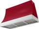 AGA Marquee 48" Piccadilly Red Wall Mounted Range Hood  with Polished Chrome Trim-0