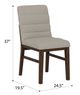 Emerald Home Ronan 2-Piece Brown/Gray Dining Side Chair with Stretcher-2