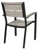 CabanaCoast® Customizable Jasper SOL Teak™ Outdoor Dining Arm Chair-2