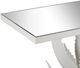 Currey & Company Agave Mirror Top Console Table with Gesso White Base-3