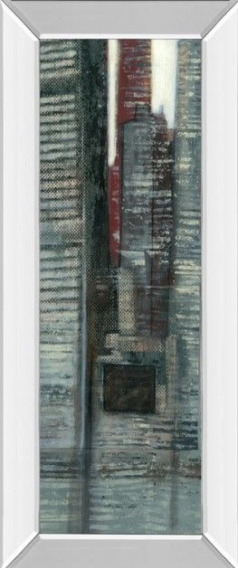 Classy Art Urban Landscape VI by Norman Wyatt Mirror Framed Wall Art-0