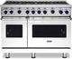 Viking® 7 Series 48" Frost White Pro Style Natural Gas Range-0