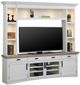 Parker House® Americana Modern Cotton 92" TV Console with Hutch and LED Lights-0
