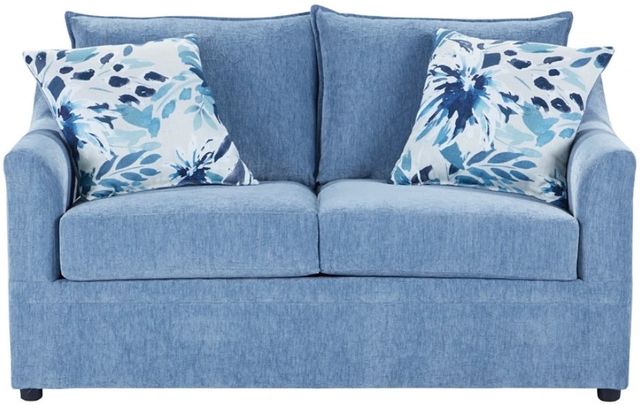 Hughes Furniture® 12700 Molly Slate Loveseat-0