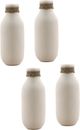 Dovetail Furniture Flinton 4-Piece White Vase Set-0