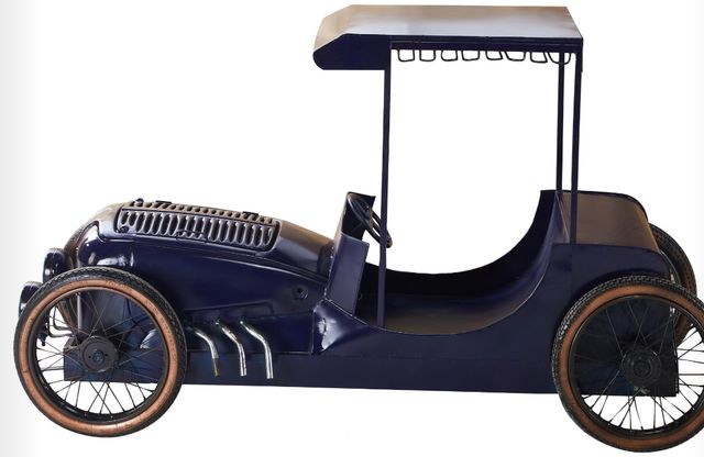 Jaipur Furniture Wow Navy Blue Clubhouse Bar Cart-2