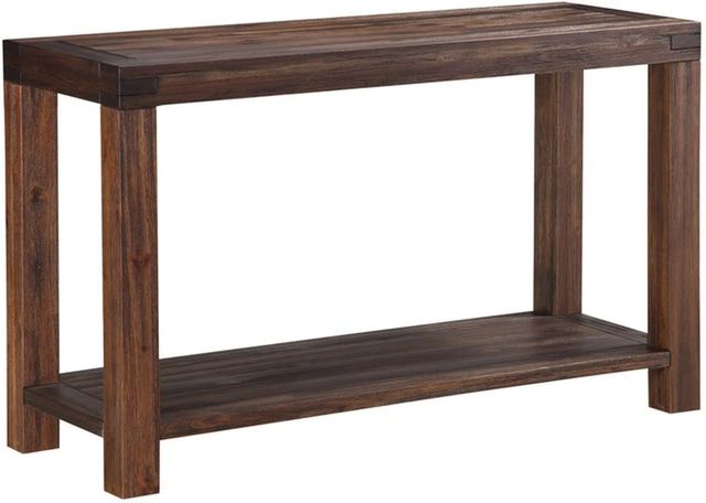 Modus Furniture Meadow Brick Brown Console Table-0