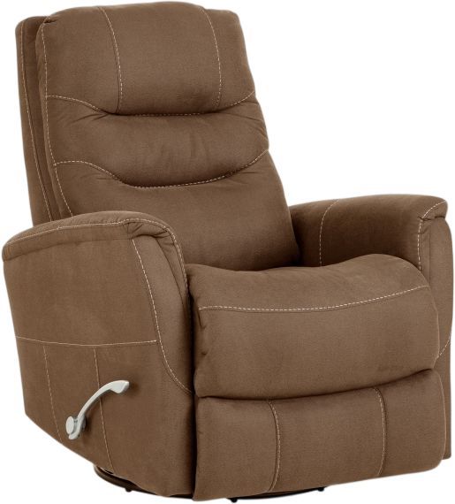 HomeStretch Genesis Chocolate Manual Swivel Glider Recliner-0