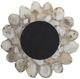 A & B Home White Flower Mirror-1