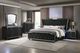 Coaster® Lorient 5-Piece Black California King Upholstered Panel Bedroom Set-1
