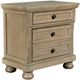 New Classic® Home Furnishings Allegra 4-Piece Pewter California King Sleigh Bedroom Set-4