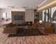 International Furniture Direct Georgia Dark Brown Chair-1