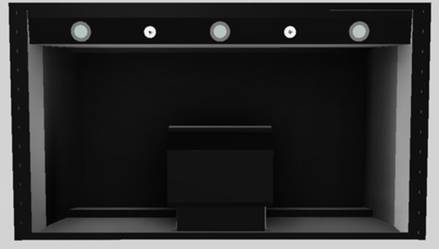 Vent-A-Hood® Designer Series 42" Black Wall Mounted Range Hood-3