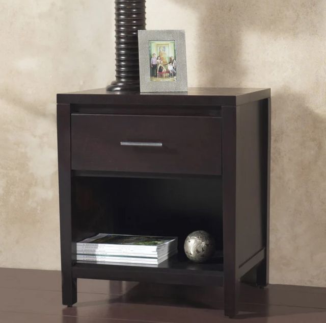 Modus Furniture Nevis Espresso 1-Drawer Nightstand-1