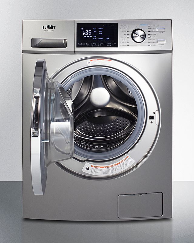 Summit® 2.7 Cu. Ft. Platinum Front Load Washer/Dryer Combo-2