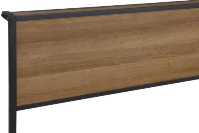 Coaster® Ricky Black/Light Oak Queen Platform Bed-3
