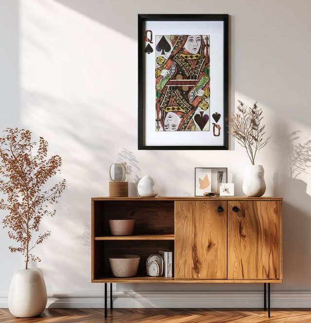 YHD Queen of Spades Wall Art-1