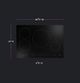 GE Profile™ 30" Black ENERGY STAR® Induction Cooktop with Bridge Element-4