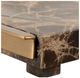 Uttermost® Marble Crest Brass/Brown Tray-5