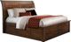 Elements International Dawson Creek Dark Wood King Sleigh Storage Bed-0