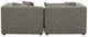 Moe's Home Collection Lowtide Nook 3-Piece Stone Tweed Modular Sectional and Ottoman-4