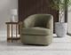 International Furniture Direct Tumbi Green Swivel Accent Chair-1