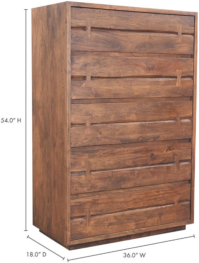 Moe's Home Collection Madagascar Warm Brown Chest-3