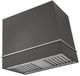 AGA Loge 36" Slate Wall Mounted Range Hood with Brushed Nickel Trim-0