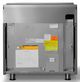 Viking® 5 Series 36" Damascus Gray Pro Style Induction Range with Brushed Brass Trim-4