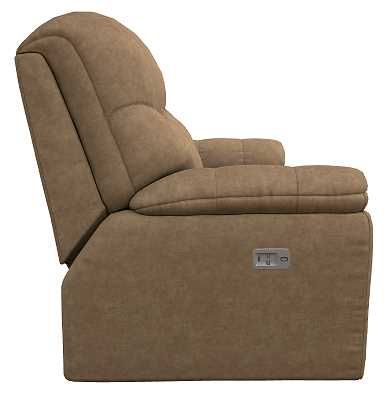 La-Z-Boy® Morrison Camel Power Reclining Loveseat with Headrest-2