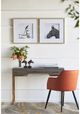A & B Home 2-Piece Black/Gold/White Horse Wall Art-2