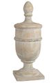 A & B Home Beige 22" Large Chester Finial Decorative Accent-0