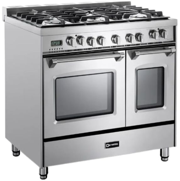 Verona® Prestige Series 36" Stainless Steel Pro Style Dual Fuel Range-1