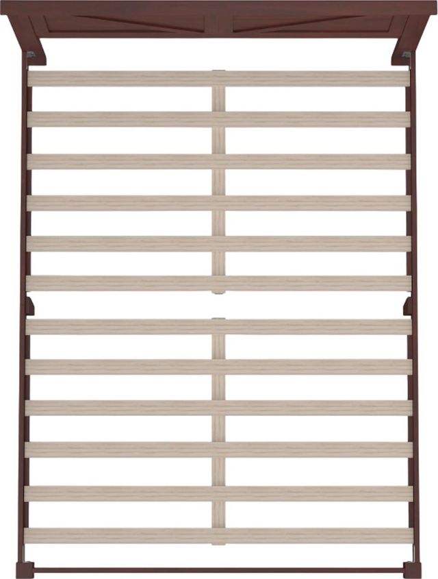 Rize Home Farmhouse Style Classic Cherry Full Panel Bed-3