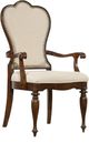 Hooker® Furniture Leesburg Alabaster/Mahogany Dining Arm Chair-0