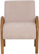 Linon Jillian Tan/Walnut Upholstered Chair-2