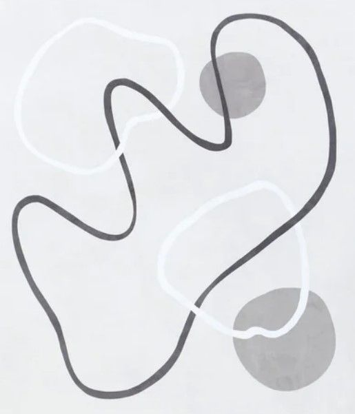 Stylecraft Cote Dazur II Black/White Wall Art-1