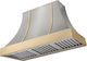 AGA Cascade 48" Stainless Steel Wall Mounted Range Hood  with Brushed Brass Trim-0