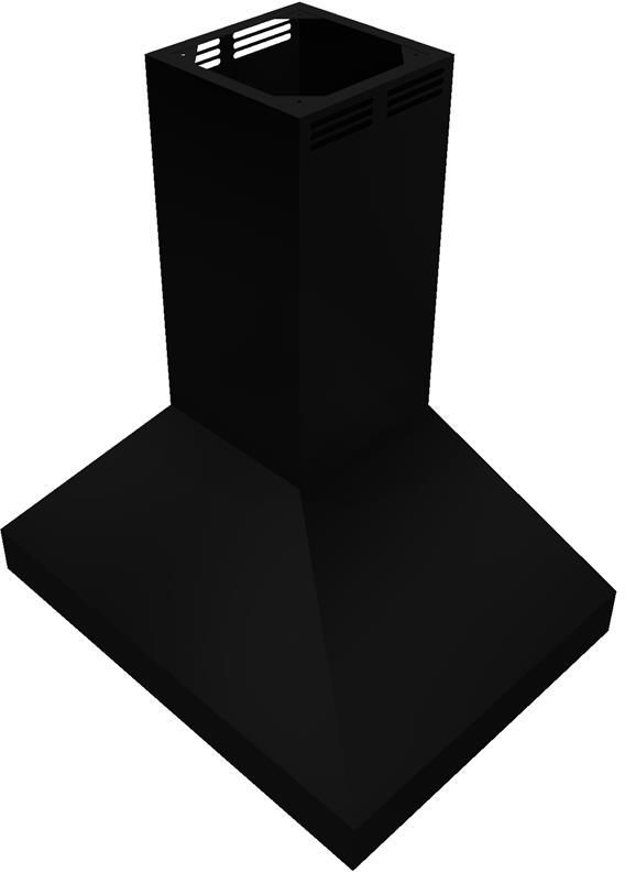 Vent-A-Hood® 36" Black Air Recover System (ARS) Duct-Free Euro-Style Island Range Hood-2
