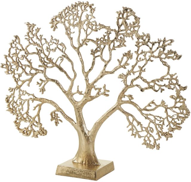 Deco Marche Gold Tree Sculpture-0