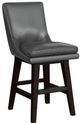 Elements International Villanova Espresso Swivel Counter Stool-0