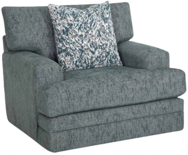 Franklin™ Emerald Matcha Teal Swivel Chair-0