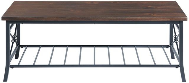 Elements International Mica 3-Piece Black/Brown Table Set-3