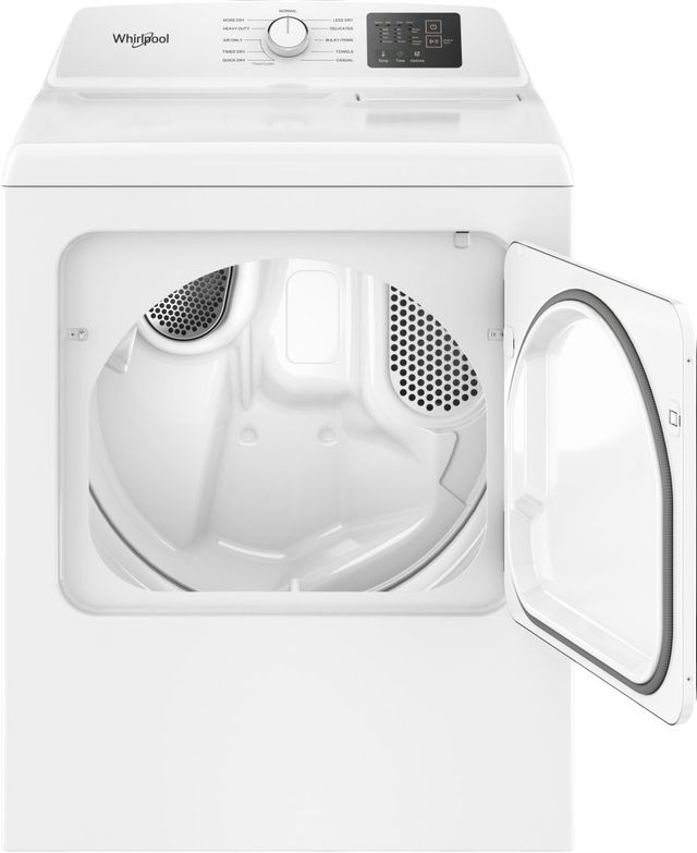 Whirlpool® White Agitator Top Load Washer and Gas Dryer Laundry Pair-3