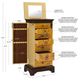 Powell® Jasleen Antique Parchment Jewelry Armoire-2
