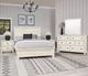 Artisan & Post by Vaughan-Bassett Weathered White Farmhouse Queen Panel Bed-1