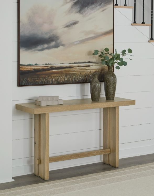 Signature Design by Ashley® Crendlin Light Brown Sofa Table-1