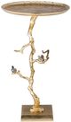 A & B Home Gold Tree Branch Side Table-1